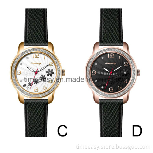 Mens Ladys Classic Fashion Luxury Gift Couple Analog Quartz Wrist Watch Timepiece Horologe China Manufacturer (TE1326)